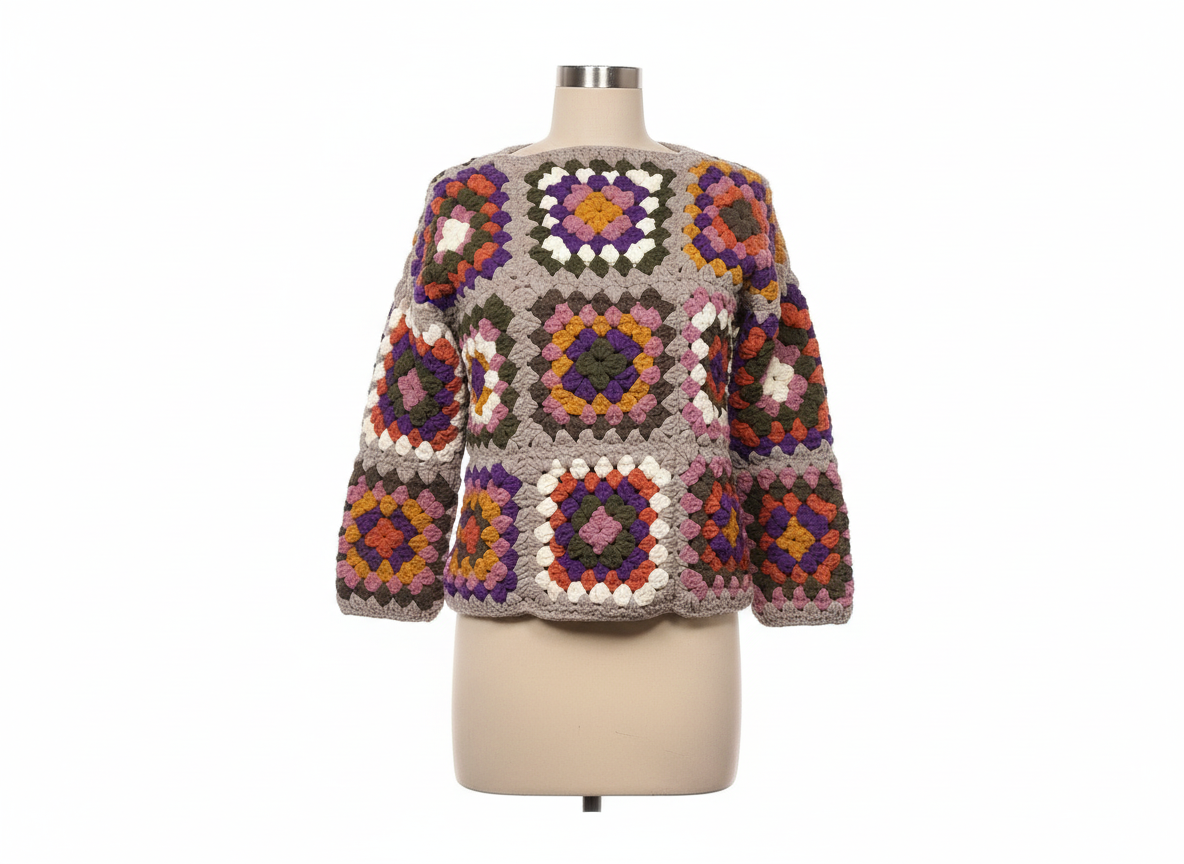 Granny Square Sweater
